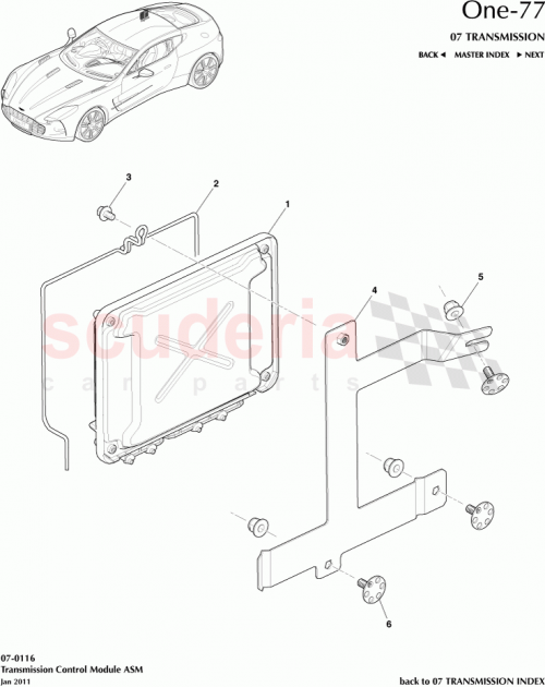 Part Diagram for Aston Martin 12023-03-7348