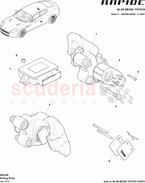 Part Diagram for Aston Martin AD43-2K327-BA