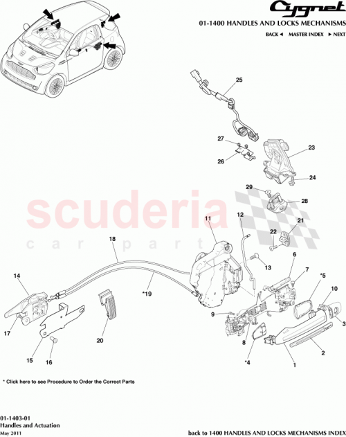 Part Diagram for Aston Martin 69040-53090