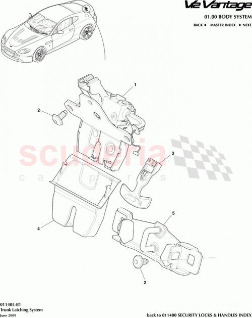 Part Diagram for Aston Martin 6G43-67-10235