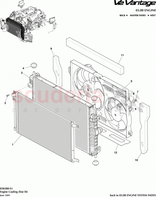 Part Diagram for Aston Martin AD23-8C477-AA