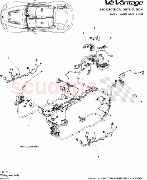Part Diagram for Aston Martin 9G33-14631-BA