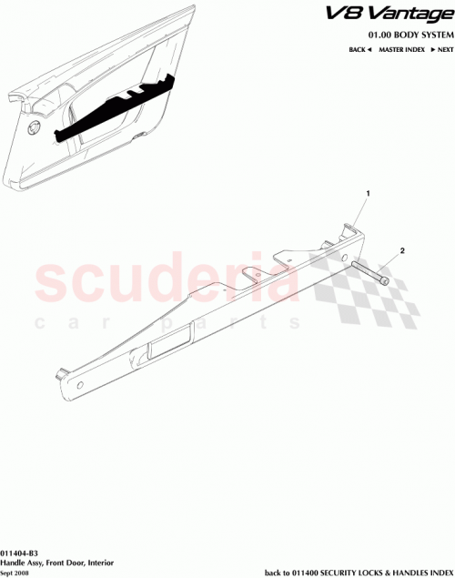 Part Diagram for Aston Martin 6G33-22614-CB