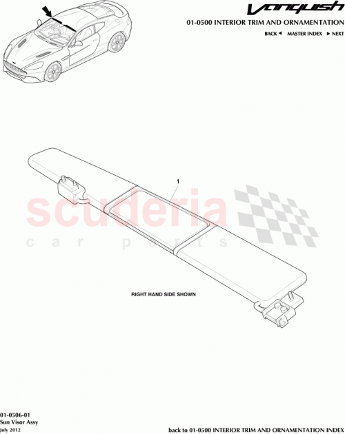 Part Diagram for Aston Martin AG43-69320-CCW