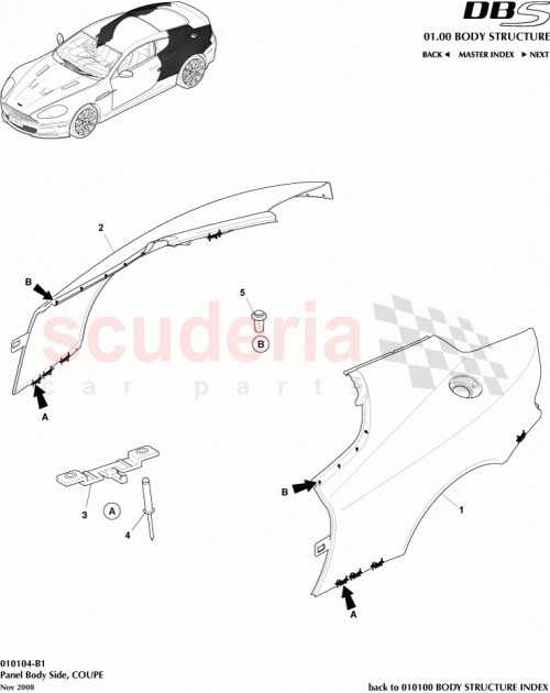 Part Diagram for Aston Martin 8D33-C27846-AJ