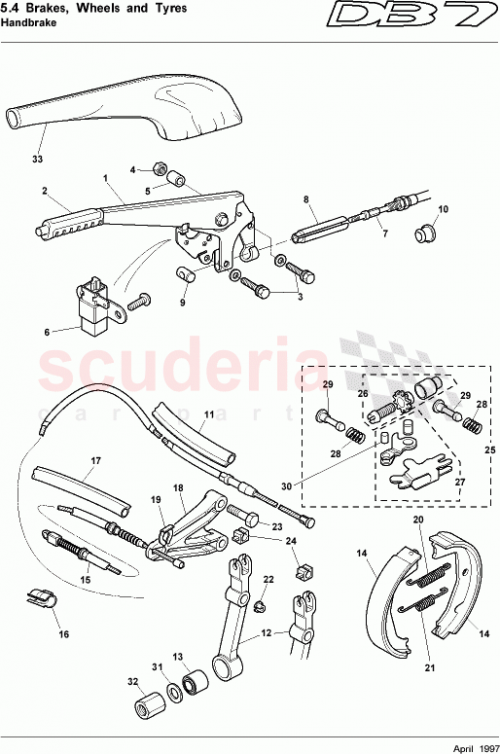 Part Diagram for Aston Martin 37-84688