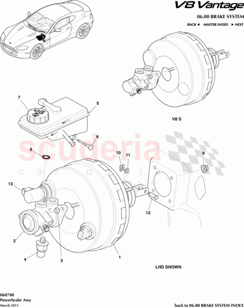 Part Diagram for Aston Martin 4G432B195AB