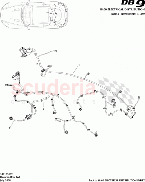Part Diagram for Aston Martin AG43-15B484-AA