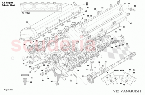 Part Diagram for Aston Martin 5R13-6050-AD
