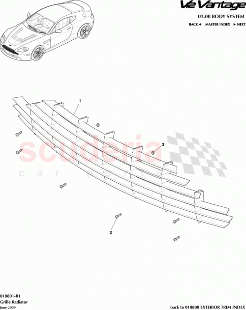 Part Diagram for Aston Martin 9G33-8A100-AC