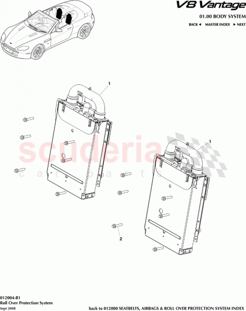 Part Diagram for Aston Martin 6G33VTL645AA