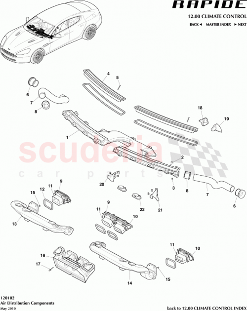 Part Diagram for Aston Martin AD43-045M85-AA
