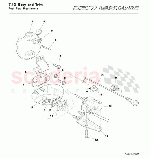 Part Diagram for Aston Martin 68140667AAW