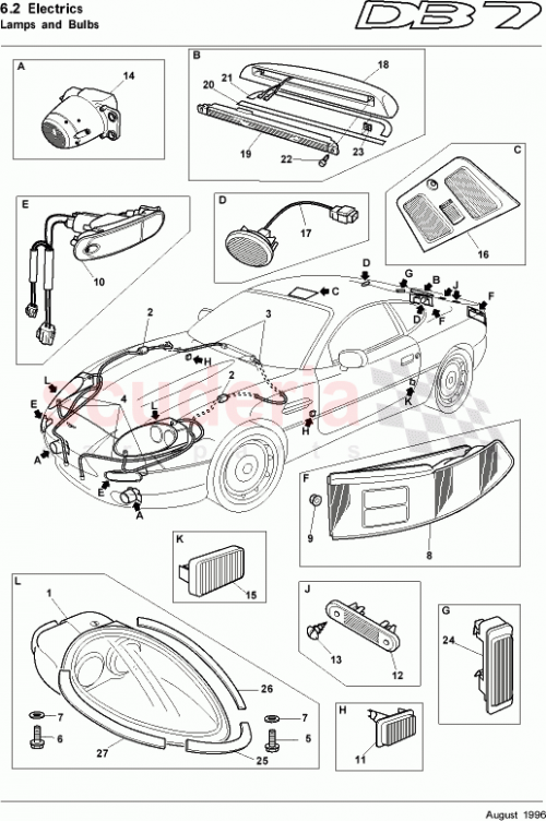 Part Diagram for Aston Martin 37-123984-AA