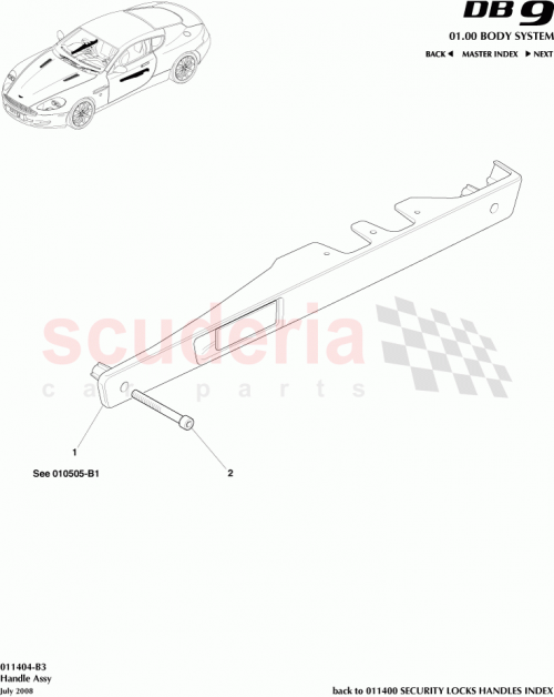 Part Diagram for Aston Martin 4G4322615AE