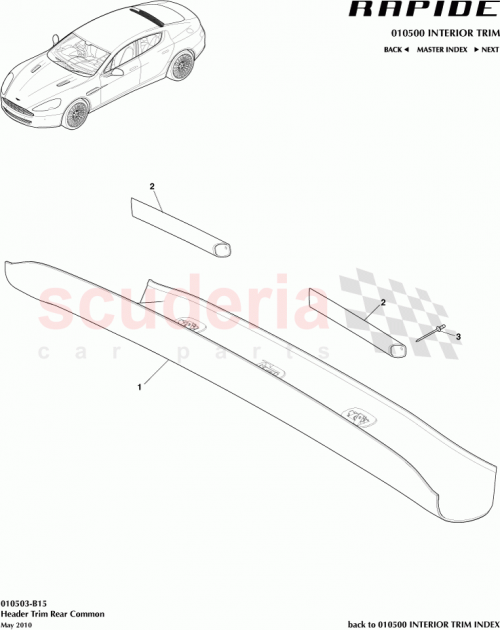 Part Diagram for Aston Martin AD43-N31011-AGW