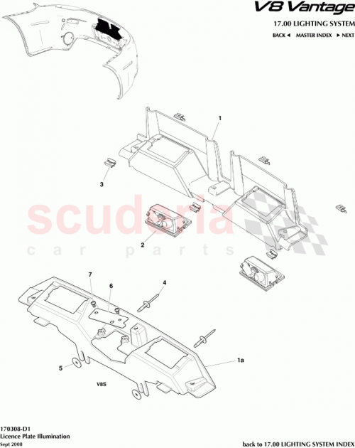 Part Diagram for Aston Martin CD23-14W163-AA