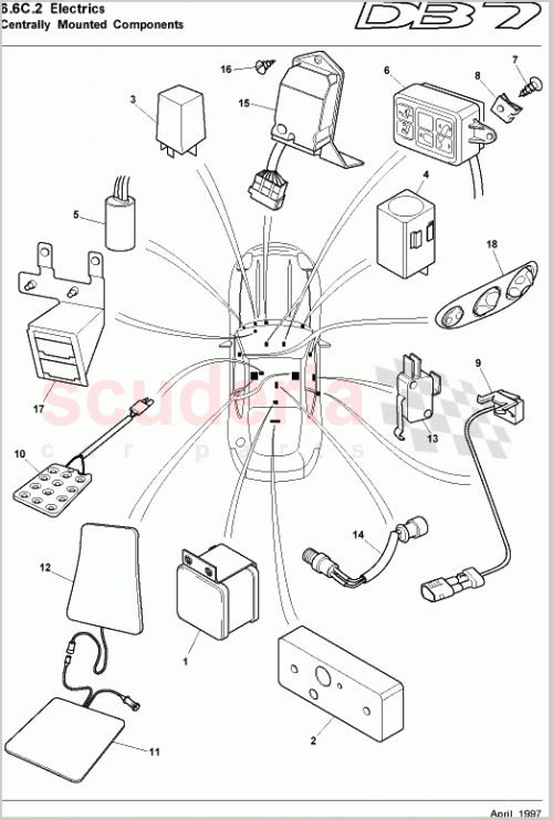 Part Diagram for Aston Martin 37-90152