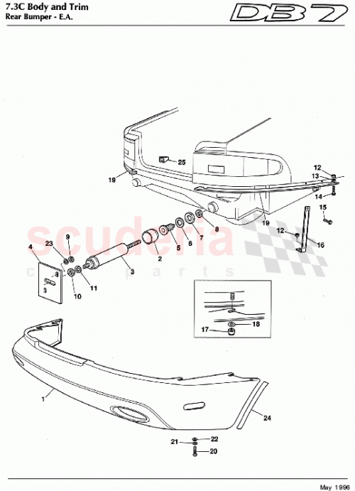 Part Diagram for Aston Martin 78-90059