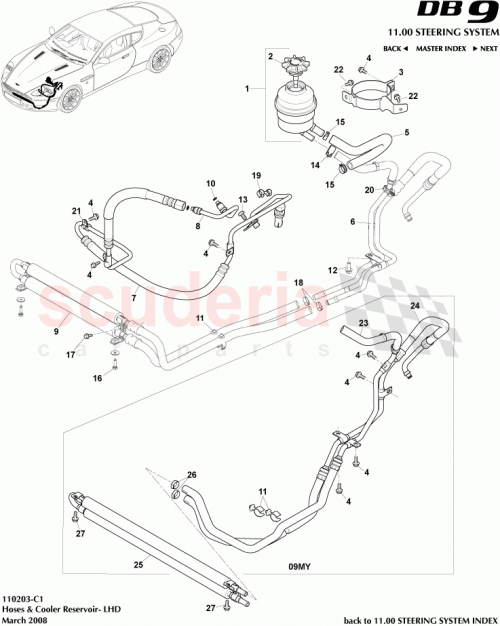 Part Diagram for Aston Martin 3786250
