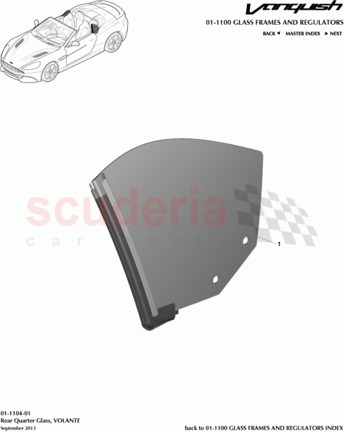 Part Diagram for Aston Martin FD33-76-10159