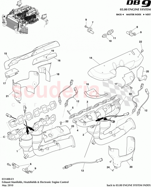 Part Diagram for Aston Martin 8G43-5G232-BB