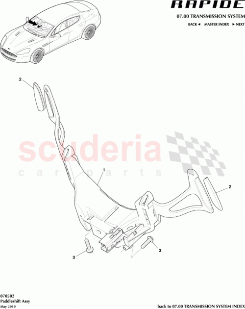 Part Diagram for Aston Martin 4G437L238AD