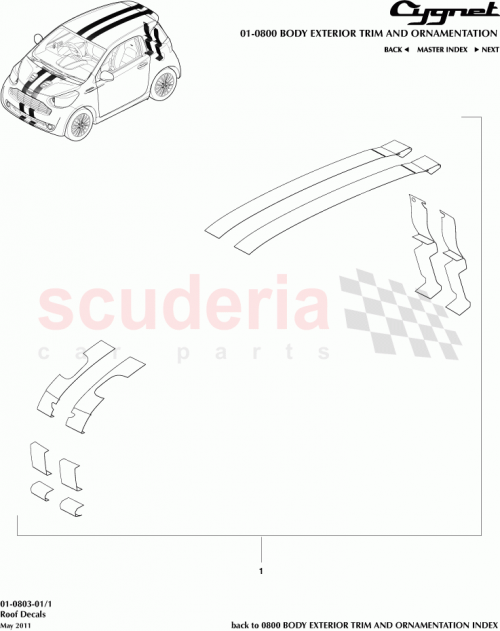 Part Diagram for Aston Martin AY2Y-M99J100-BB