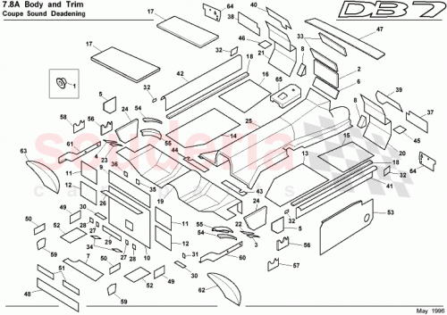 Part Diagram for Aston Martin 85-110545-AA