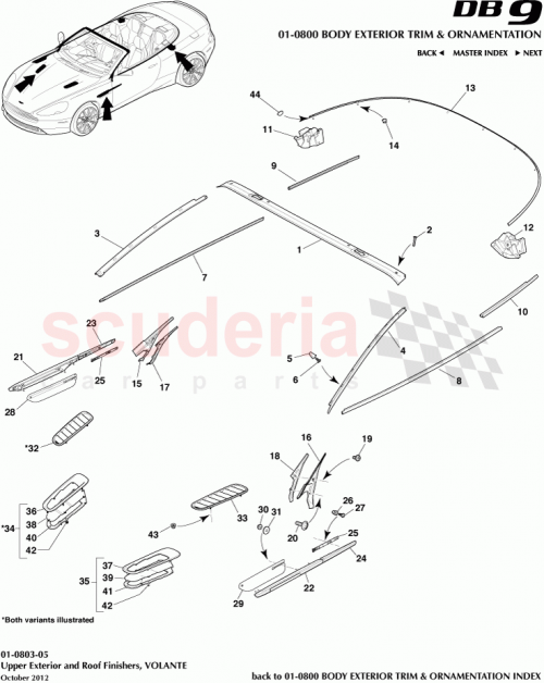 Part Diagram for Aston Martin CG43-SJ5306-AA