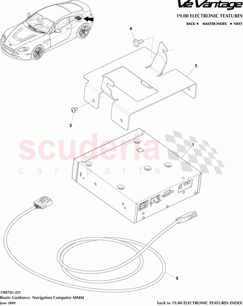 Part Diagram for Aston Martin 6G33-10E887-FC