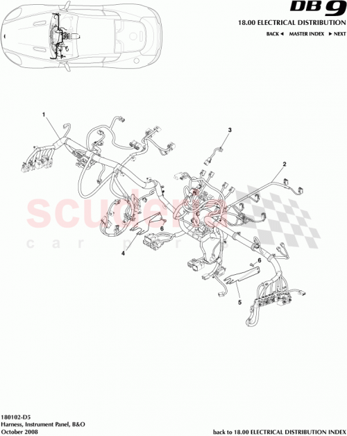Part Diagram for Aston Martin 703735
