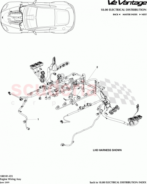Part Diagram for Aston Martin AD23-12B637-AC