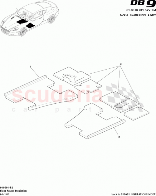 Part Diagram for Aston Martin 4G43-11455-BH
