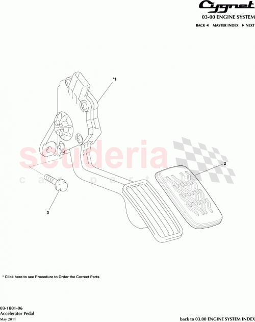 Part Diagram for Aston Martin 78110-74010
