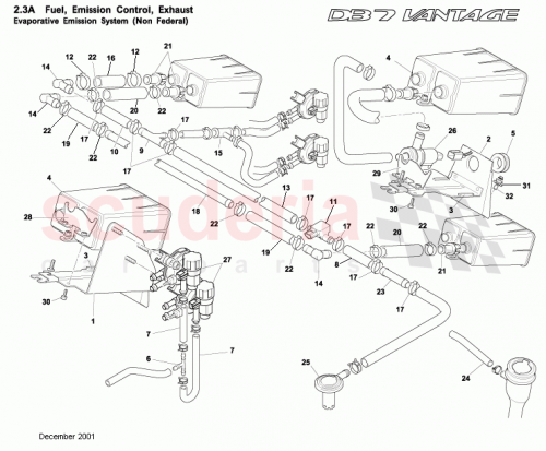 Part Diagram for Aston Martin 34-85325