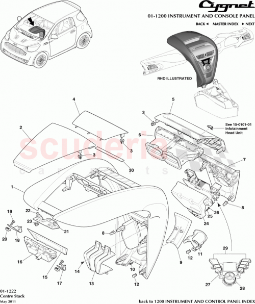 Part Diagram for Aston Martin AY2Y-8842-AB
