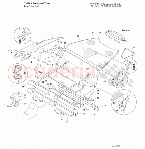 Part Diagram for Aston Martin 1R12-833306-AA