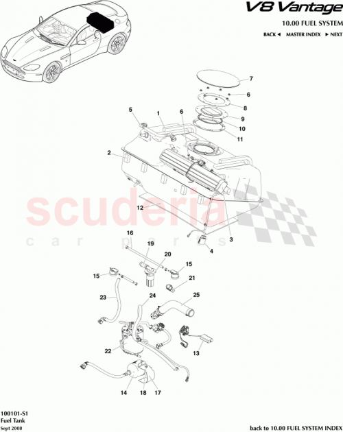 Part Diagram for Aston Martin 4G43-M2D28-AA