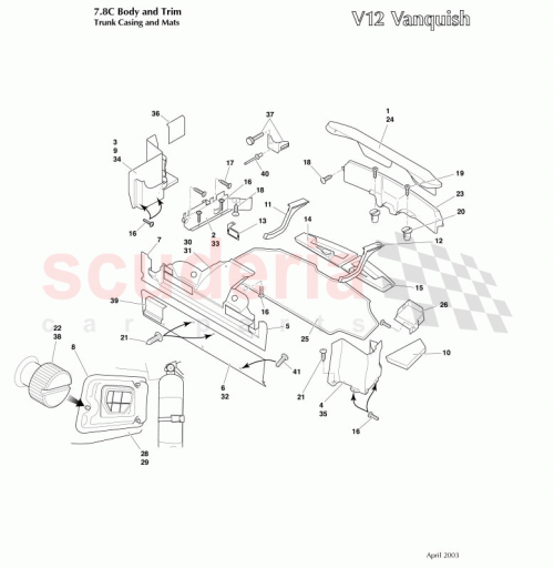 Part Diagram for Aston Martin 1R12-853763-AC