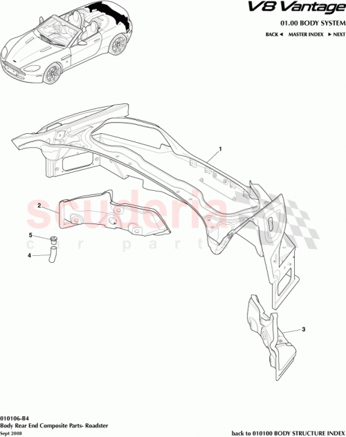 Part Diagram for Aston Martin 6G33L36282AC