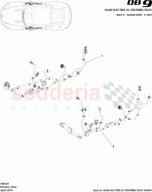Part Diagram for Aston Martin 8D33-14631-AC