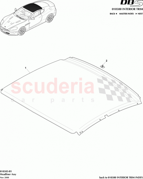 Part Diagram for Aston Martin 8D33-51916-ABW