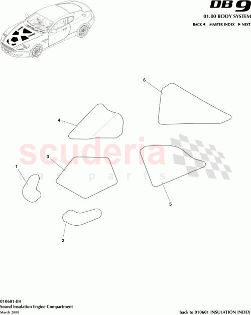 Part Diagram for Aston Martin 8G4316738APIA04
