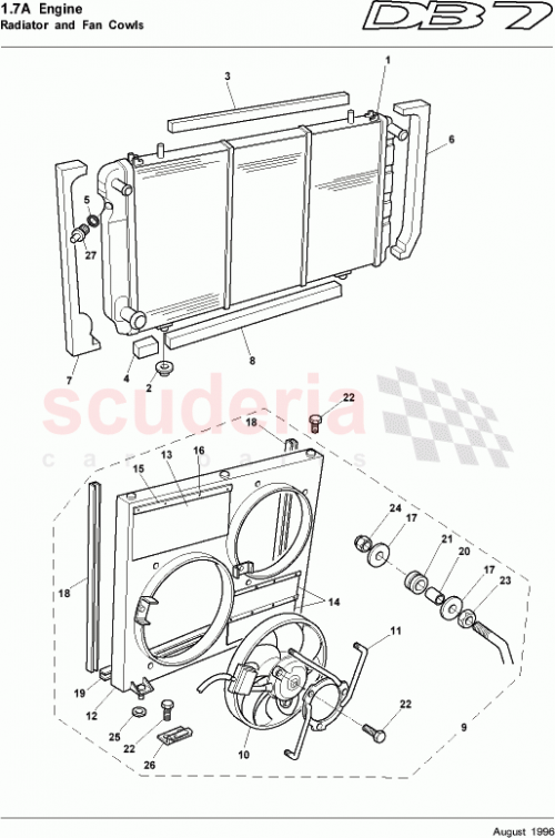 Part Diagram for Aston Martin 37-86501