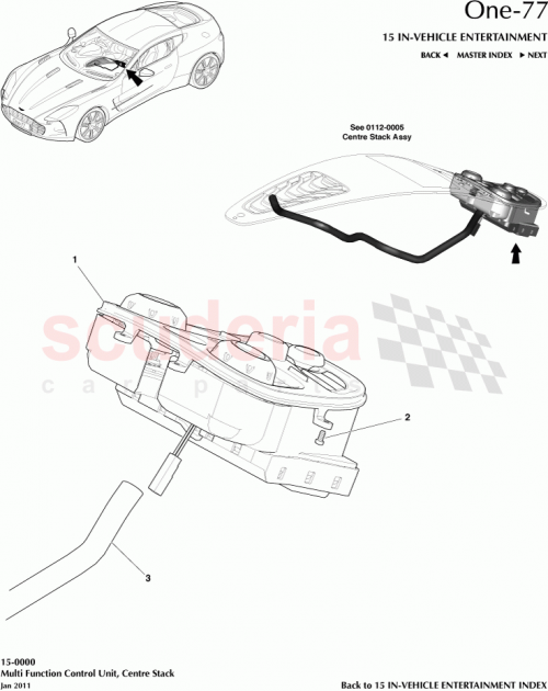 Part Diagram for Aston Martin 12023-14-6576-AA