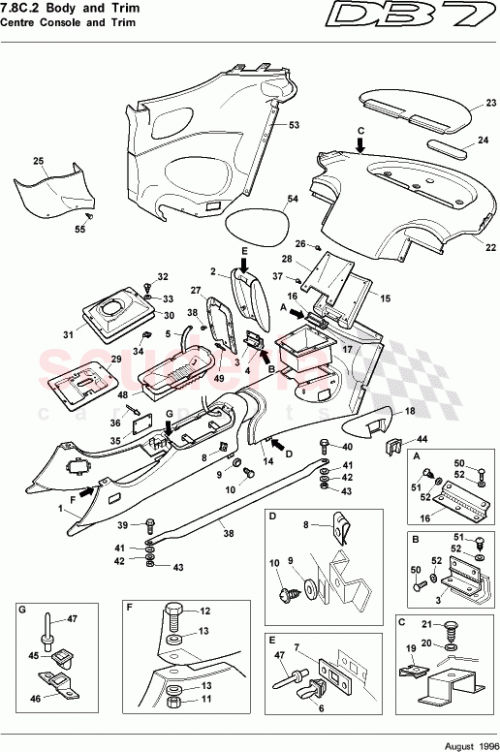 Part Diagram for Aston Martin 697574