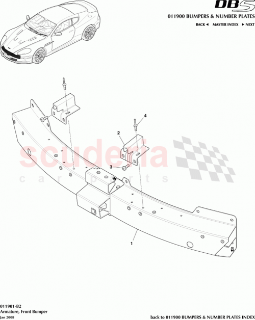 Part Diagram for Aston Martin 7G43-17753-AA