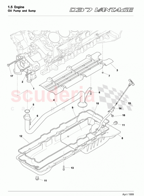 Part Diagram for Aston Martin 703194