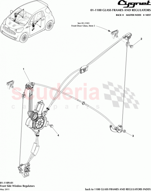Part Diagram for Aston Martin 69820-74010